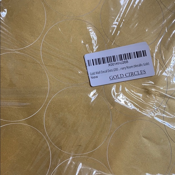 Wall Decor Gold Circle Wall Decals Poshmark